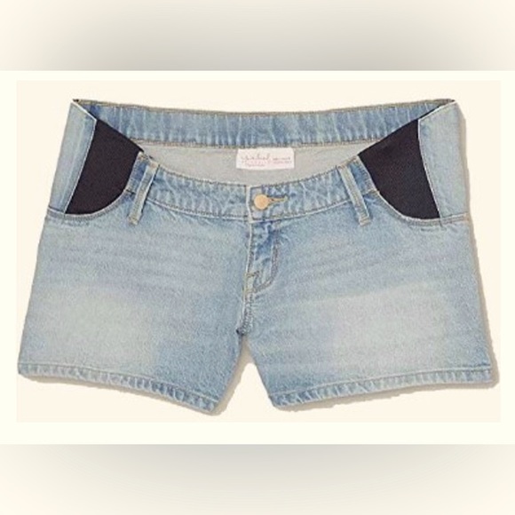 Isabel Maternity by Ingrid & Isabel Pants - NWT Isabel Light Wash Midi Maternity Shorts